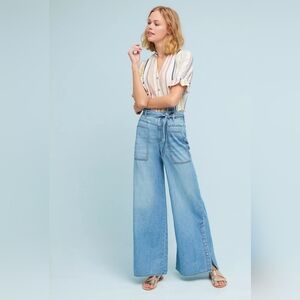 Anthropologie Pilcro High Rise Wide Leg Jeans